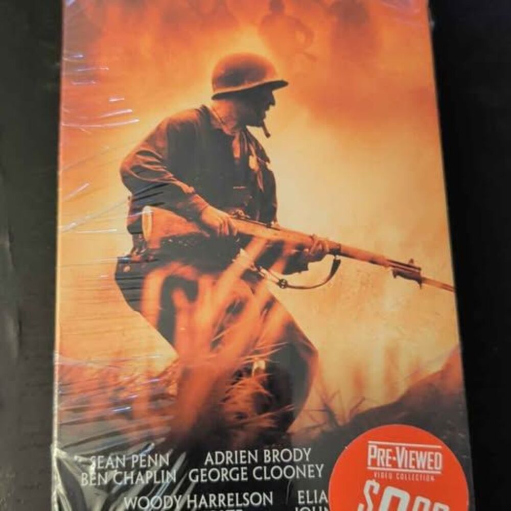 VINTAGE The Thin Red Line VHS 1999 Fox War Classics FACTORY SEALED NEW Sean Penn